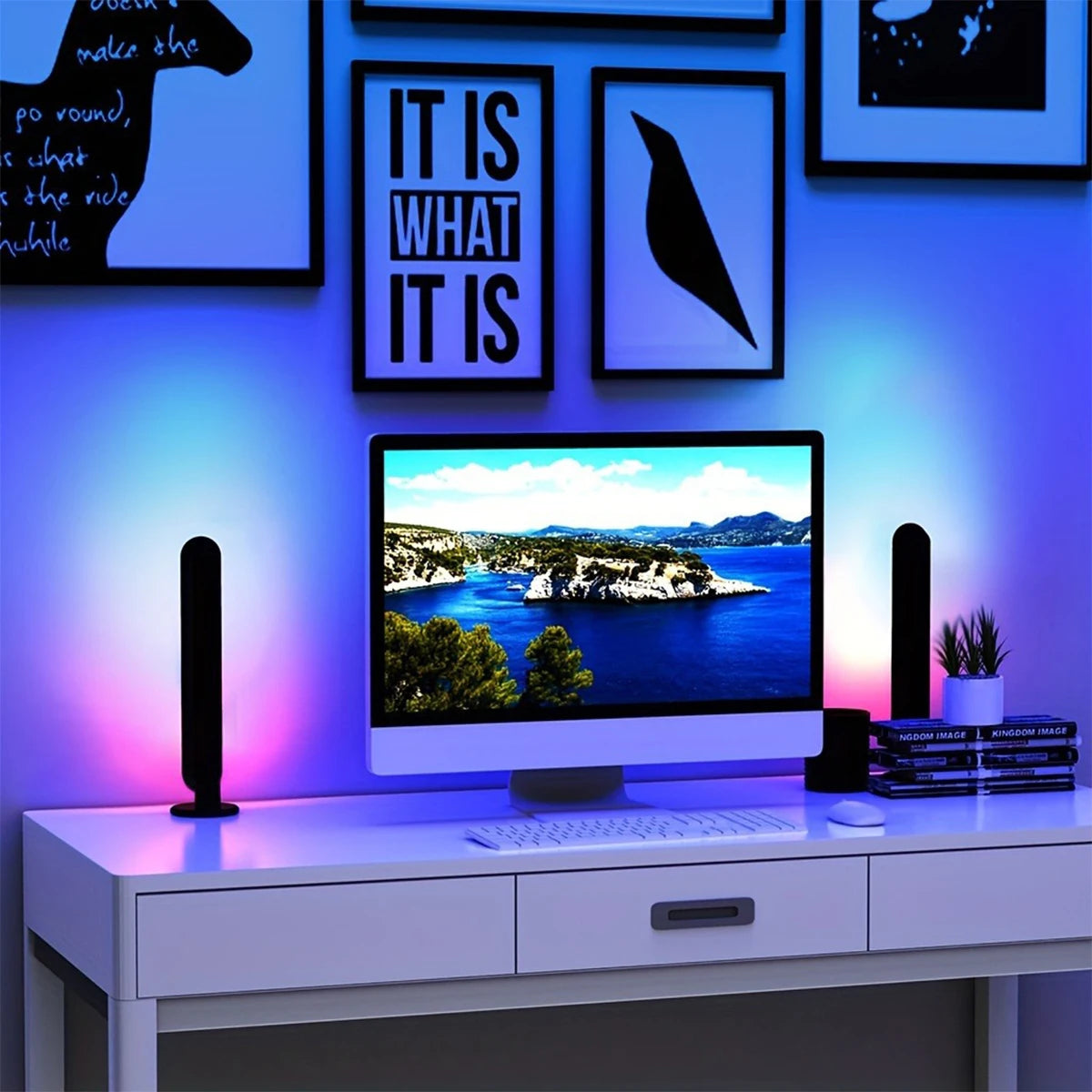 Smart LED Strip Lights RGB Remote & Music Sync Light Bar for Room Decor