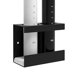 Aluminum wall-mounted toothbrush holder electric brush hanger