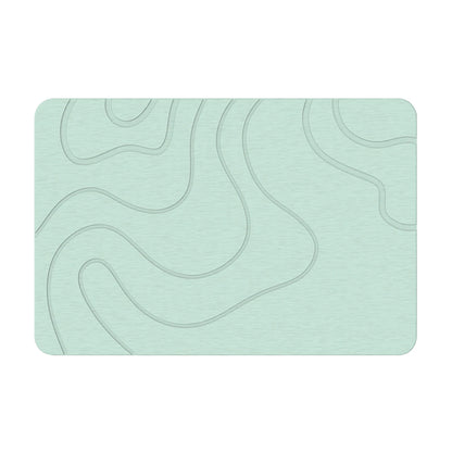 Indoor Diatomite Stone Bath Mat quick-dry water absorbing surface