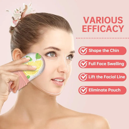 Ice Facial Roller & Ice Globe Face Massager – Lifting, Contouring & Skin Cooling Beauty Tool