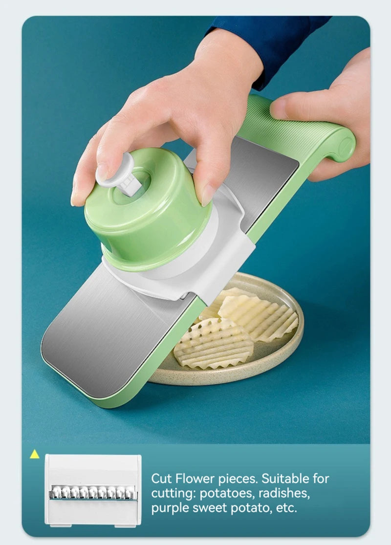 Vegetable cutter and slicer for kitchen use