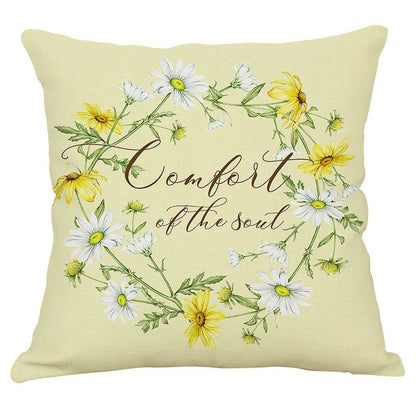 Green cushion cover for bedroom décor