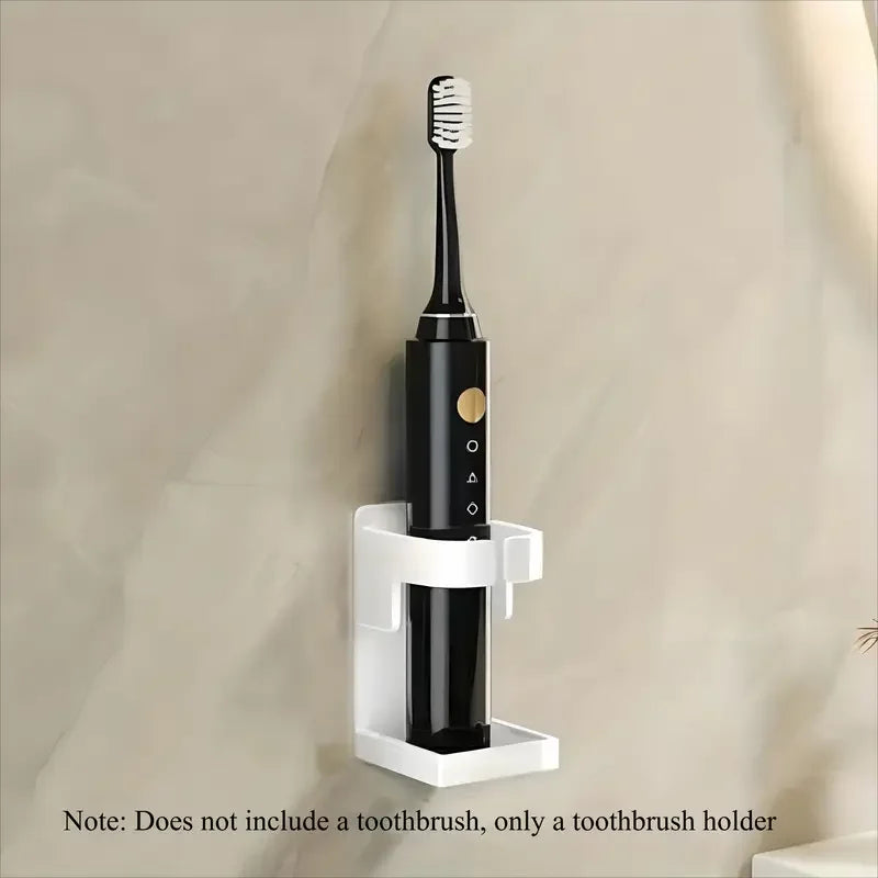 Wall-mounted toothbrush holder metal bathroom shelf