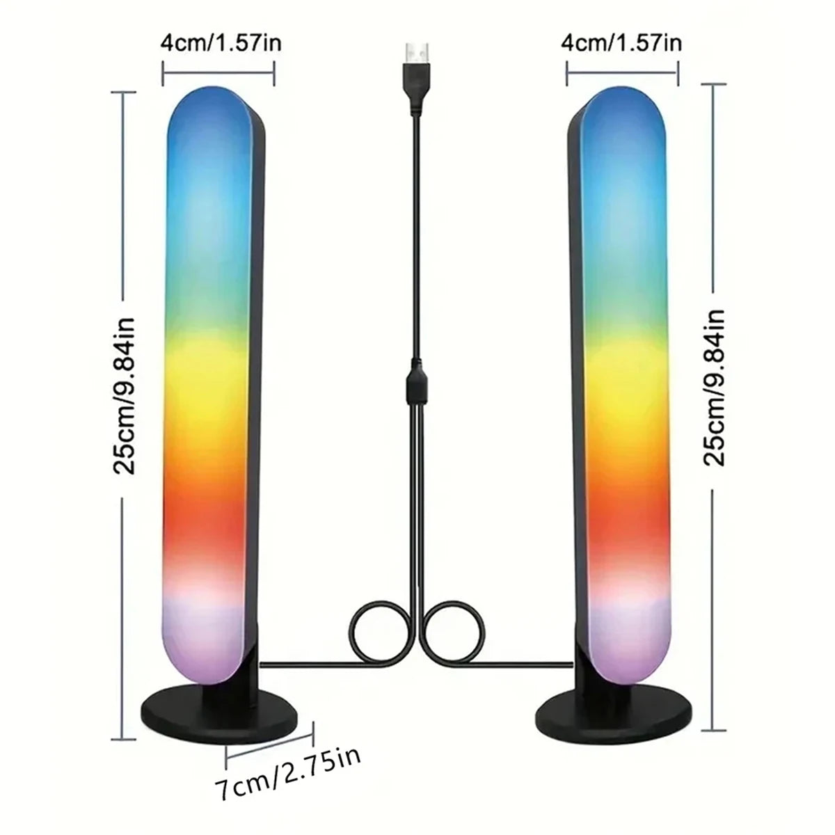 Smart LED Strip Lights RGB Remote & Music Sync Light Bar for Room Decor