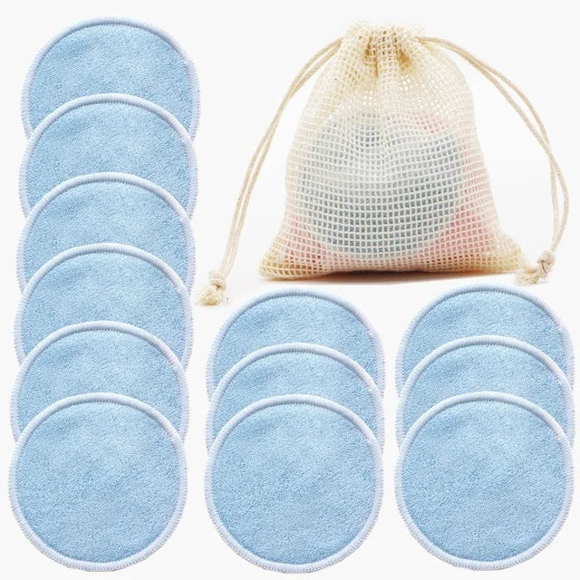 Reusable Cotton Makeup Remover Pads for Skin Care & Cleansing