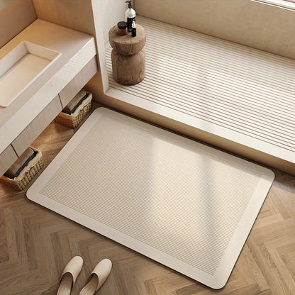 Diatomite bath mat non-slip bathroom floor