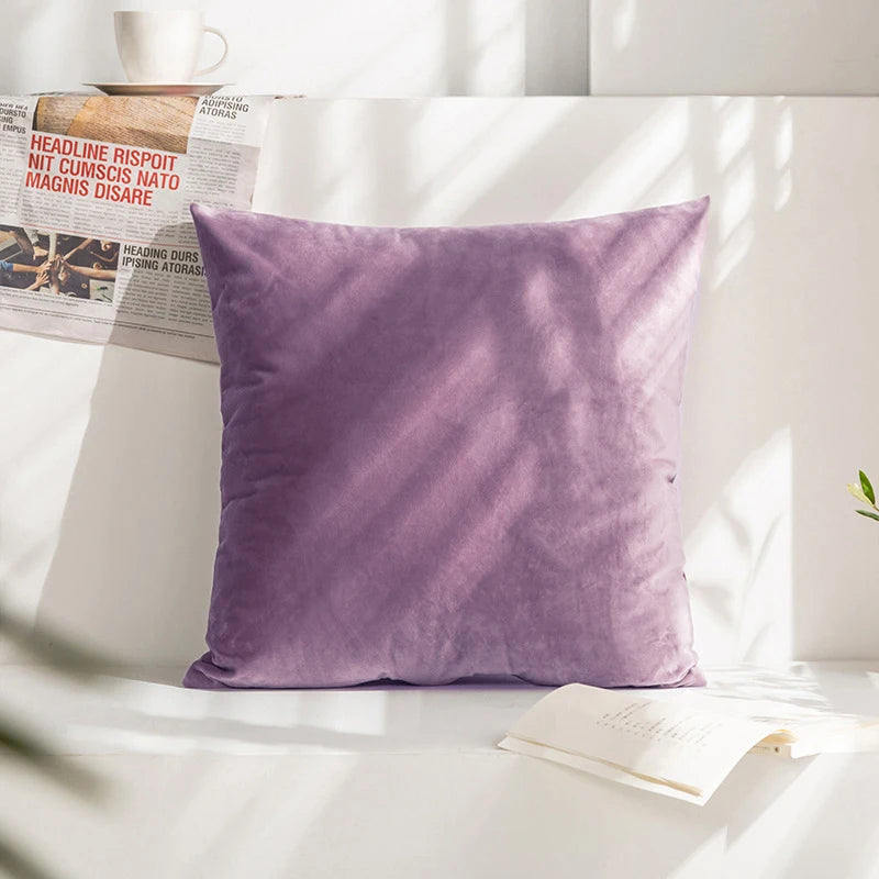 Velvet Pillow Cover – Decorative Throw