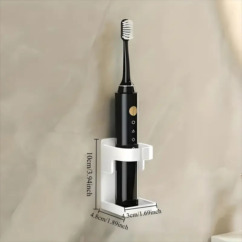 Metal wall-mounted toothbrush holder storage
