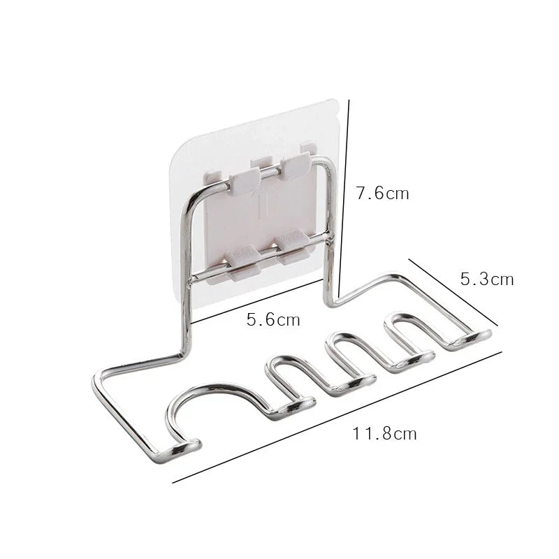 Wall-mounted toothbrush holder stainless steel