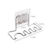 Wall-mounted toothbrush holder stainless steel