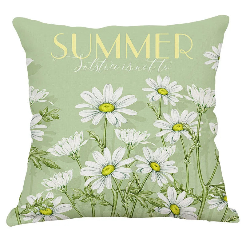 Green cushion cover for bedroom décor