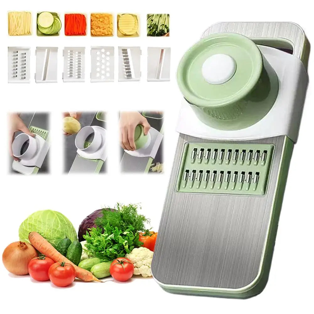 Multifunction vegetable chopper with blades