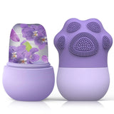 Facial Ice Roller for Skin Care – Silicone Face & Eye Massager for Cooling and Puffiness Relief