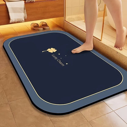 Super Absorbent Diatomite Bath Mat quick-dry stone bathroom mat