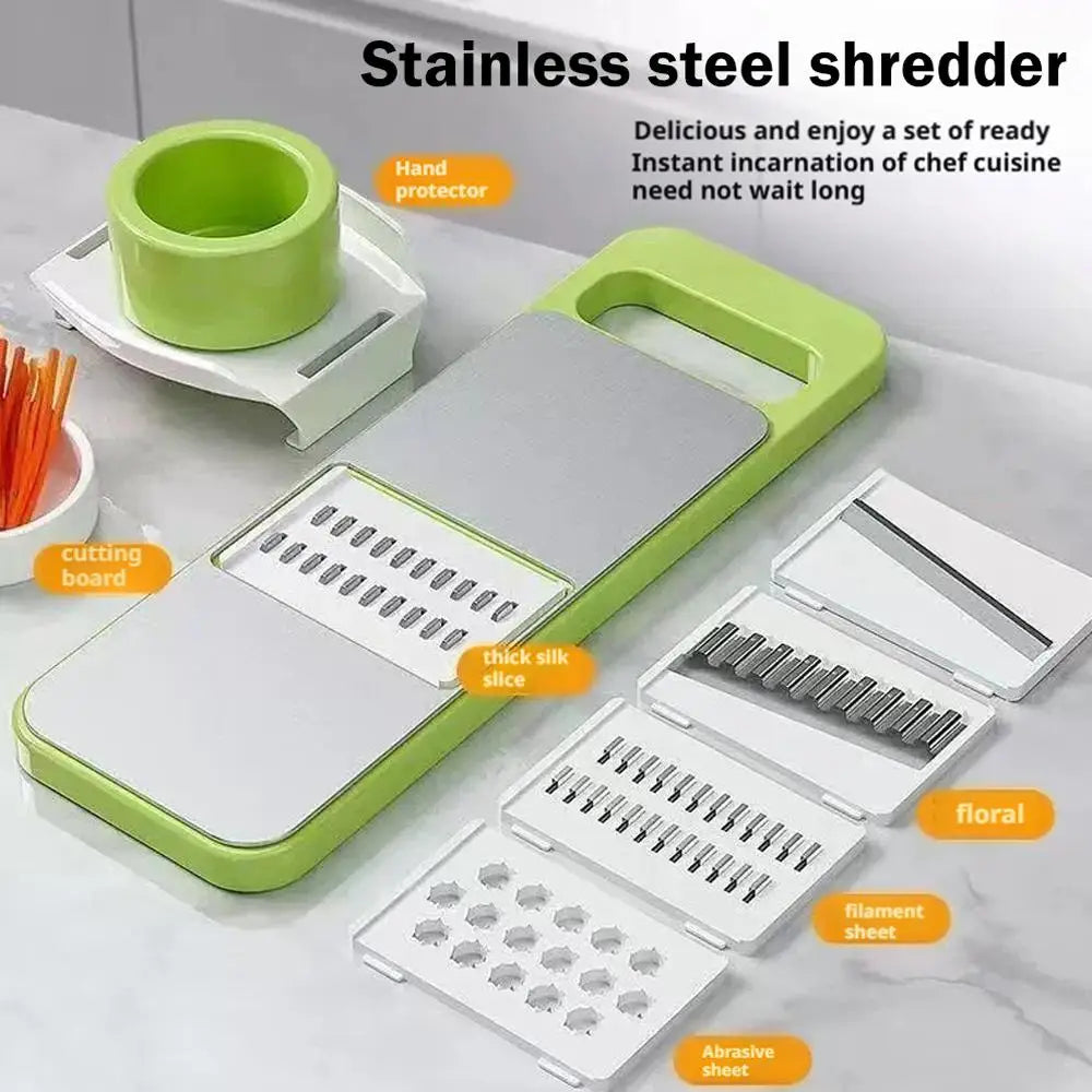 Multifunction vegetable chopper with blades