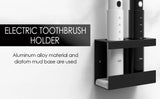 Aluminum wall-mounted toothbrush holder electric brush hanger
