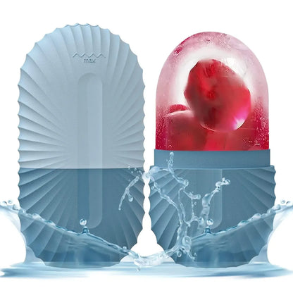 Ice Facial Roller & Ice Globe Face Massager – Lifting, Contouring & Skin Cooling Beauty Tool