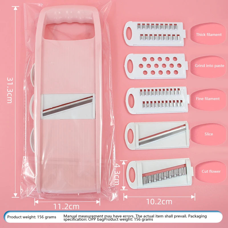 Manual vegetable chopper food dicer