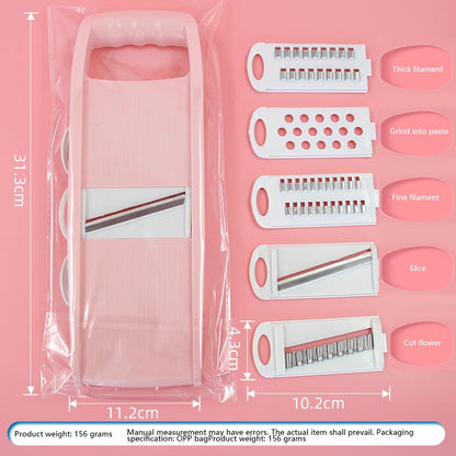 Manual vegetable chopper food dicer
