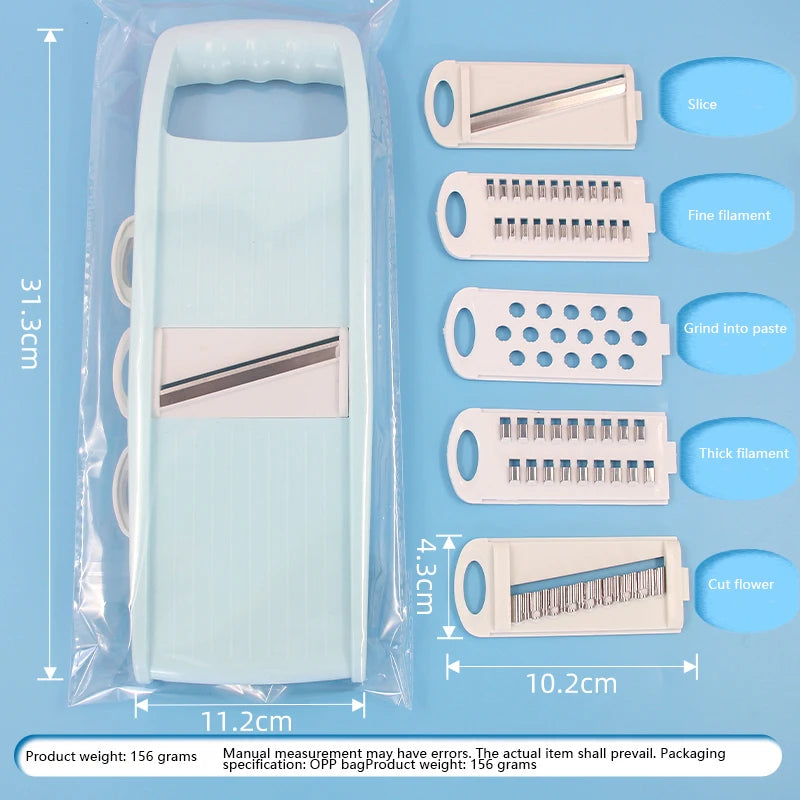 Manual vegetable chopper food dicer