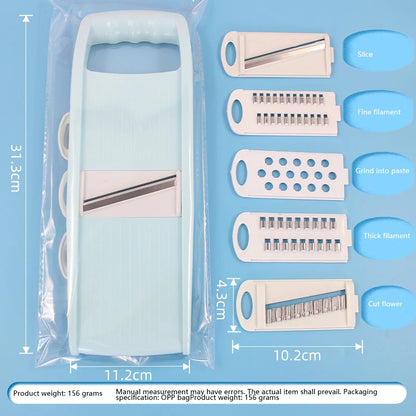 Manual vegetable chopper food dicer