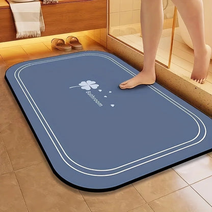 Super Absorbent Diatomite Bath Mat quick-dry stone bathroom mat