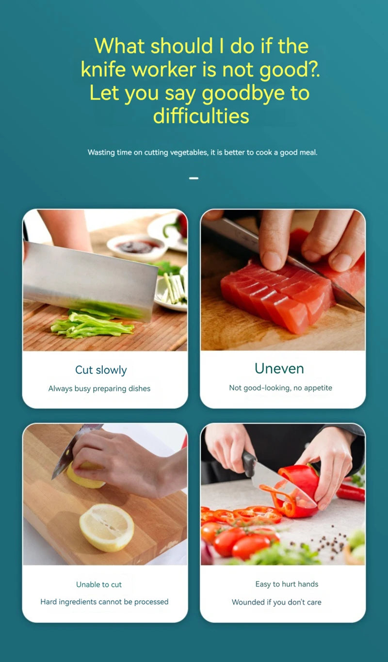 Vegetable cutter and slicer for kitchen use