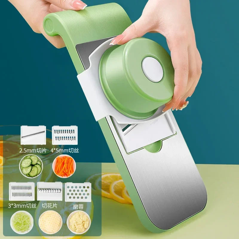 Vegetable cutter and slicer for kitchen use