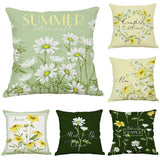 Green cushion cover for bedroom décor