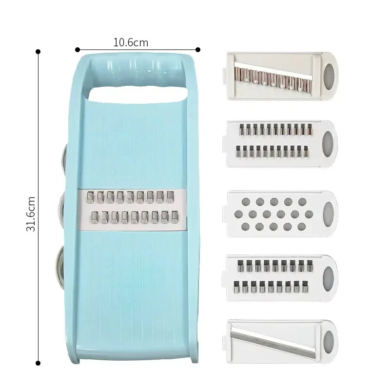 Multifunction vegetable chopper with blades