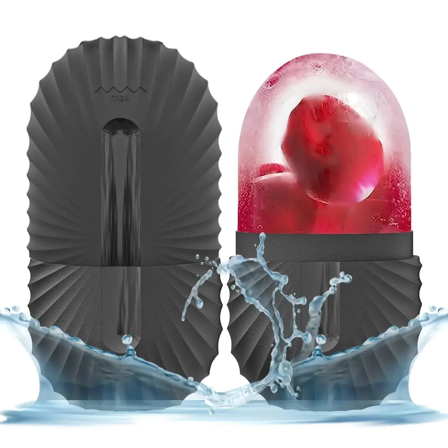 Ice Facial Roller & Ice Globe Face Massager – Lifting, Contouring & Skin Cooling Beauty Tool